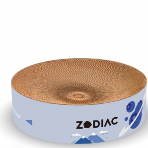 ZODIAC® Round Cat Scratcher – BLUEBERRY
