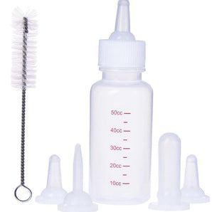 Bottle With Teats Hand Rearing 6 piece set