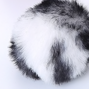 Animal Print Fur Balls 5CM