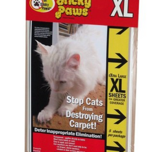 Sticky Paws for Furniture Extra Large Strips 5 pk