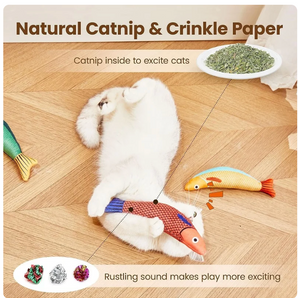 Goldfish Kicker Catnip with rattle