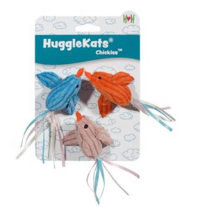 Hugglehounds Cat Chickies 3pk