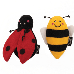 ZippyClaws Ladybug and Bee 2pk