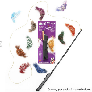 Cat Lures Cat Fishin' Rod Teaser Cat Toy - Da Shrimp