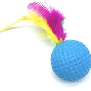 Ping Pong Ball and Feathers