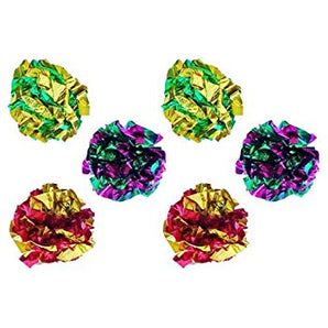 Mylar Crinkle Balls Multi-coloured