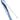 Mylar Wand Irridescent Blue with a bell