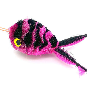 KatFly® Pink Frog Cat Toy Teaser Wand Attachment