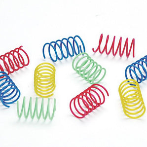 Spot Wide Colorful Springs Cat Toy (10 pack)